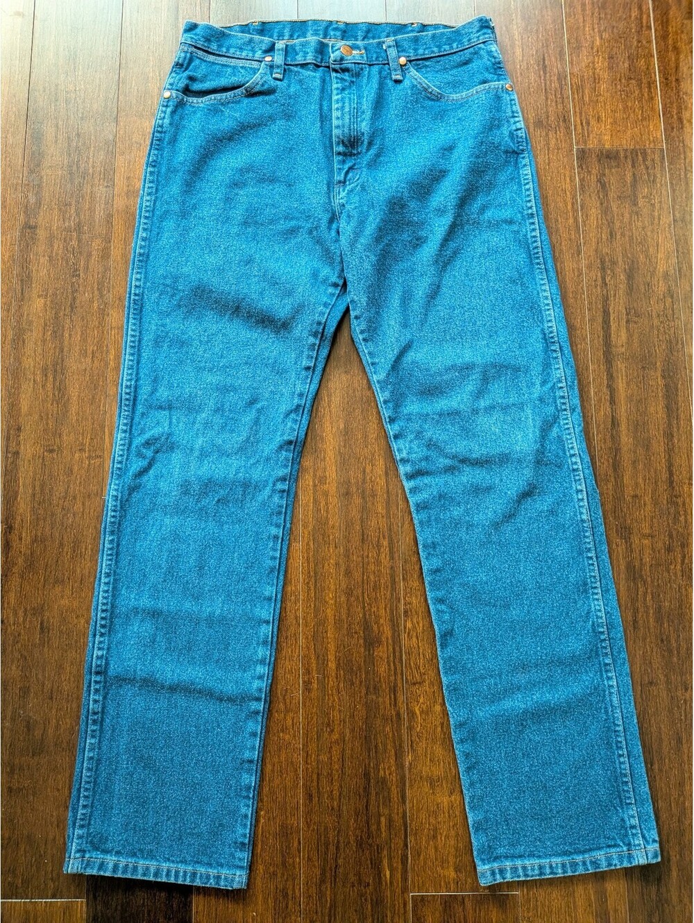 Men's Wrangler Original Fit Jeans Size 34 western cowboy indie casual streetwear